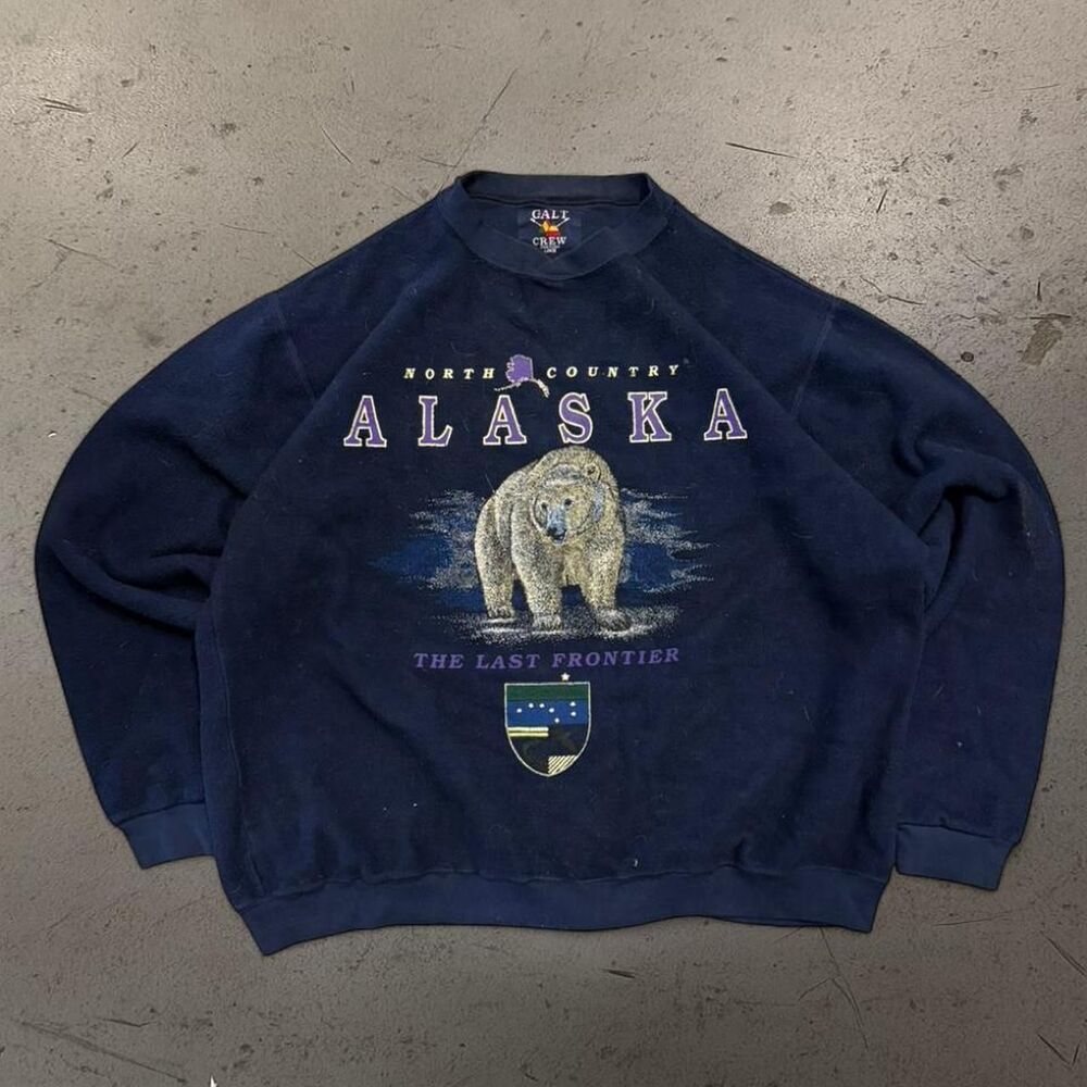Vintage Womens Galt Crew Nature Crewneck SZ L